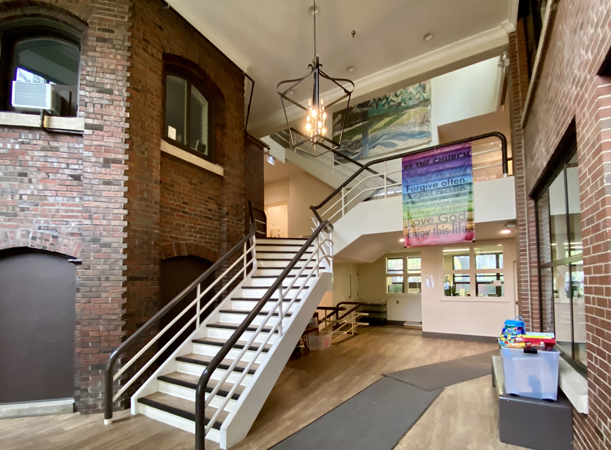 FCCW church interior entrance